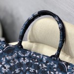 Dior Book Tote Bag Kaleidoscope Blue