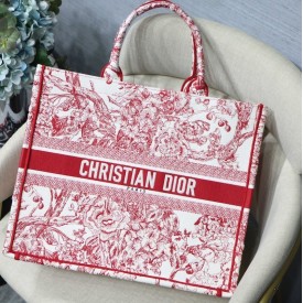 Replica Dior Book Tote Bag Peony