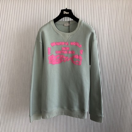 CACTUS JACK DIOR Sweatshirt Green Cotton Fleece