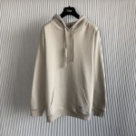 Dior CD 1947 Hooded Sweatshirt Beige Cotton Fleece