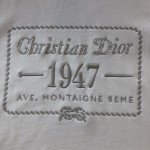 Dior CD 1947 Hooded Sweatshirt White Cotton Fleece