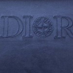 DIOR AND STONE ISLAND T-Shirt Oversized Fit Blue Cotton Jersey