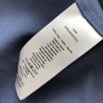 DIOR AND STONE ISLAND T-Shirt Oversized Fit Blue Cotton Jersey