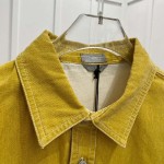 DIOR AND STONE ISLAND Overshirt Yellow Cotton