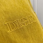 DIOR AND STONE ISLAND Overshirt Yellow Cotton