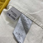 DIOR AND STONE ISLAND Overshirt Yellow Cotton