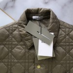 Dior Cannage Overshirt Beige Technical Fabric