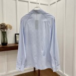 Christian Dior Couture Embroidered Shirt White Cotton