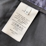 CD Diamond Bermuda Shorts Deep Gray Silk Twill