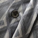 CD Diamond Short-Sleeved Shirt Gray Silk Twill