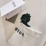 DIOR AND OTANI WORKSHOP Relaxed-Fit T-Shirt White Slub Cotton Jersey