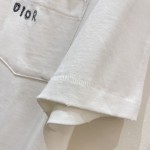 DIOR AND OTANI WORKSHOP Relaxed-Fit T-Shirt White Slub Cotton Jersey