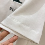 DIOR AND OTANI WORKSHOP Relaxed-Fit T-Shirt White Slub Cotton Jersey