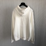 Dior Etoile Embroidered Relaxed-Fit Hooded Sweatshirt White