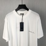 Dior Handwritten Christian Dior Relaxed-Fit T-Shirt White Cotton Jersey