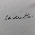 Dior Handwritten Christian Dior Relaxed-Fit T-Shirt White Cotton Jersey