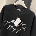 Handwritten Christian Dior Relaxed-Fit T-Shirt Black Cotton Jersey