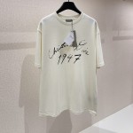 Handwritten Christian Dior Relaxed-Fit T-Shirt White Cotton Jersey