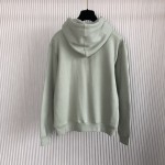 Dior Icon Hooded Sweatshirt Green Cotton Fleece