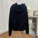 Dior Essentials CD Icon Hooded Sweatshirt Black Cotton Fleece