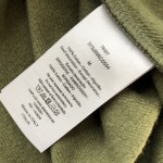 Dior Essentials CD Icon Hooded Sweatshirt Green Cotton Fleece