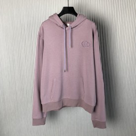 Dior Essentials CD Icon Hooded Sweatshirt Purple Cotton Fleece