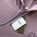 Dior Essentials CD Icon Hooded Sweatshirt Purple Cotton Fleece