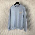 Dior Essentials CD Icon Sweatshirt Blue Cotton Fleece