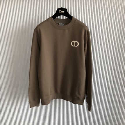 Dior Essentials CD Icon Sweatshirt Brown Cotton Fleece