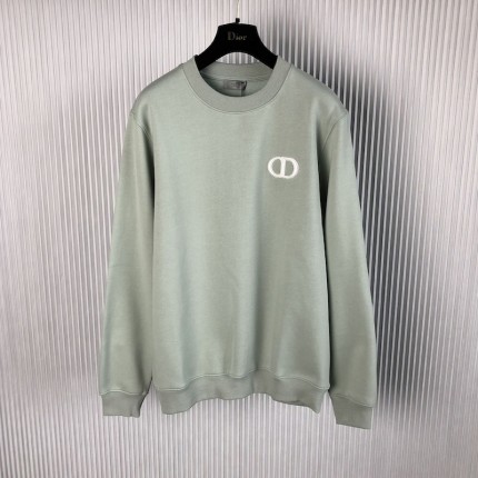 Dior Essentials CD Icon Sweatshirt Green Cotton Fleece