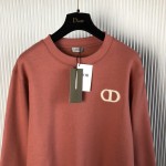 Dior Essentials CD Icon Sweatshirt Rose Pink Cotton Fleece