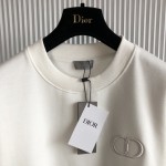 Dior Essentials CD Icon Sweatshirt White Cotton Fleece