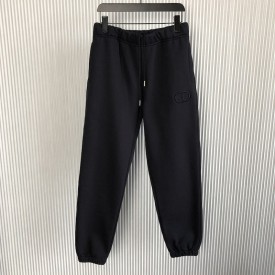 Dior Essentials CD Icon Track Pants Black Cotton Fleece