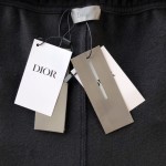 Dior Essentials CD Icon Track Pants Black Cotton Fleece