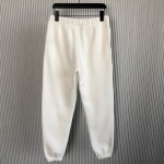 Dior Essentials CD Icon Track Pants White Cotton Fleece