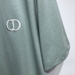 'CD Icon' T-Shirt, Relaxed Fit Green Cotton Jersey