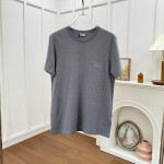 Dior Icons Relaxed-Fit T-Shirt Gray Sea Island Cotton Jersey