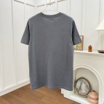 Dior Icons Relaxed-Fit T-Shirt Gray Sea Island Cotton Jersey