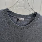 Dior Icons Relaxed-Fit T-Shirt Gray Sea Island Cotton Jersey