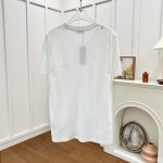 Dior Icons Relaxed-Fit T-Shirt White Sea Island Cotton Jersey