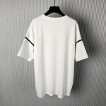 Dior Oversized T-Shirt White Slub Cotton Jersey