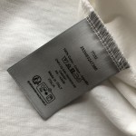 Dior Oversized T-Shirt White Slub Cotton Jersey