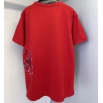 Oversized DIOR AND KENNY SCHARF T-Shirt Red Cotton Jersey