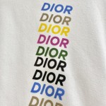 Dior Relaxed-Fit Hooded Sweatshirt White Cotton Fleece