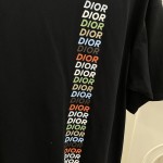 Dior Relaxed-Fit T-Shirt Black Slub Organic Cotton Jersey