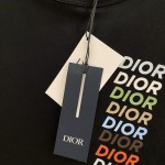 Dior Relaxed-Fit T-Shirt Black Slub Organic Cotton Jersey