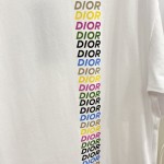 Dior Relaxed-Fit T-Shirt White Slub Organic Cotton Jersey