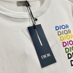 Dior Relaxed-Fit T-Shirt White Slub Organic Cotton Jersey