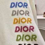 Dior Sweater Beige Wool and Cashmere Intarsia