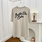 Christian Dior T-Shirt Ecru Silk and Cotton Jersey